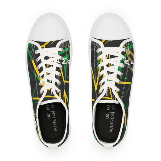 "SHUB OUT" Jamaica Men's Low Top Sneakers