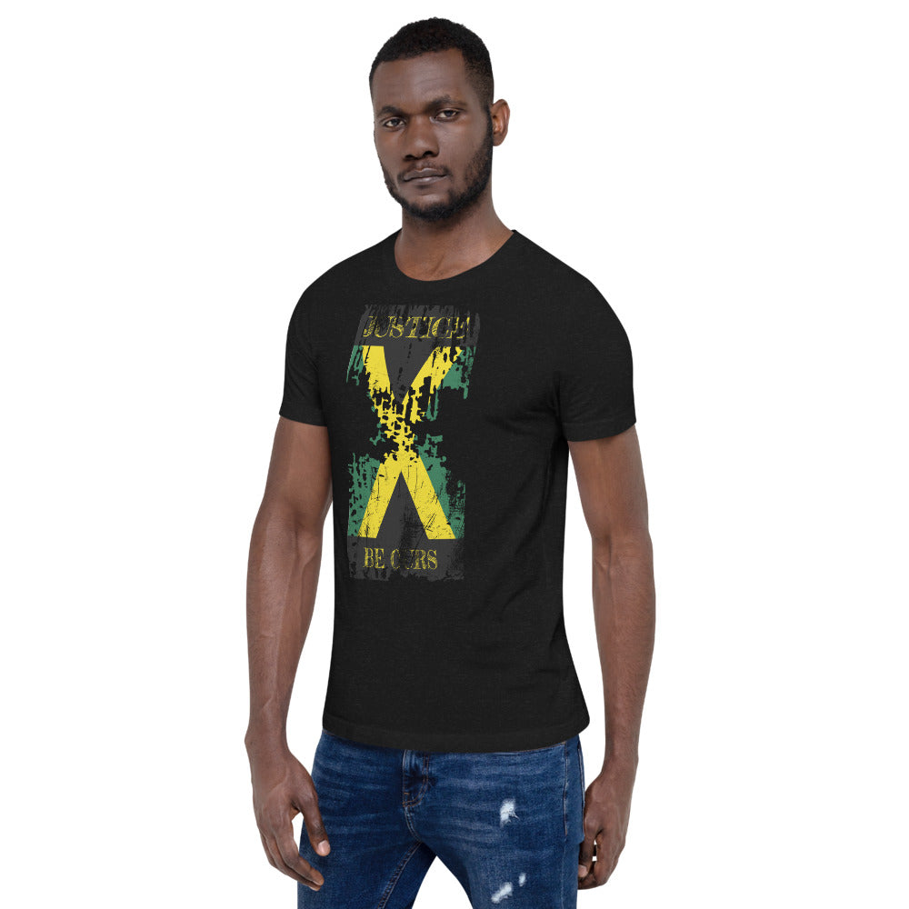 Jamaican Grunge Short-Sleeve Unisex T-Shirt