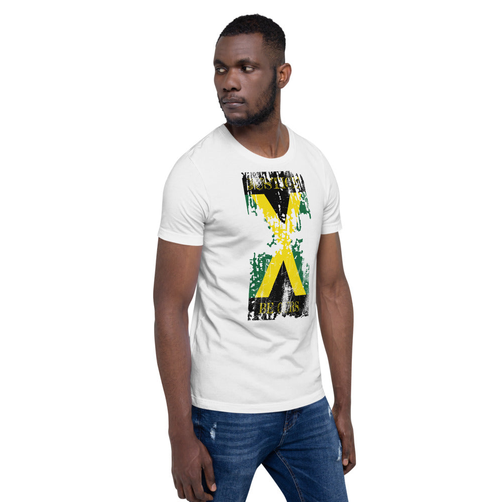 Jamaican Grunge Short-Sleeve Unisex T-Shirt